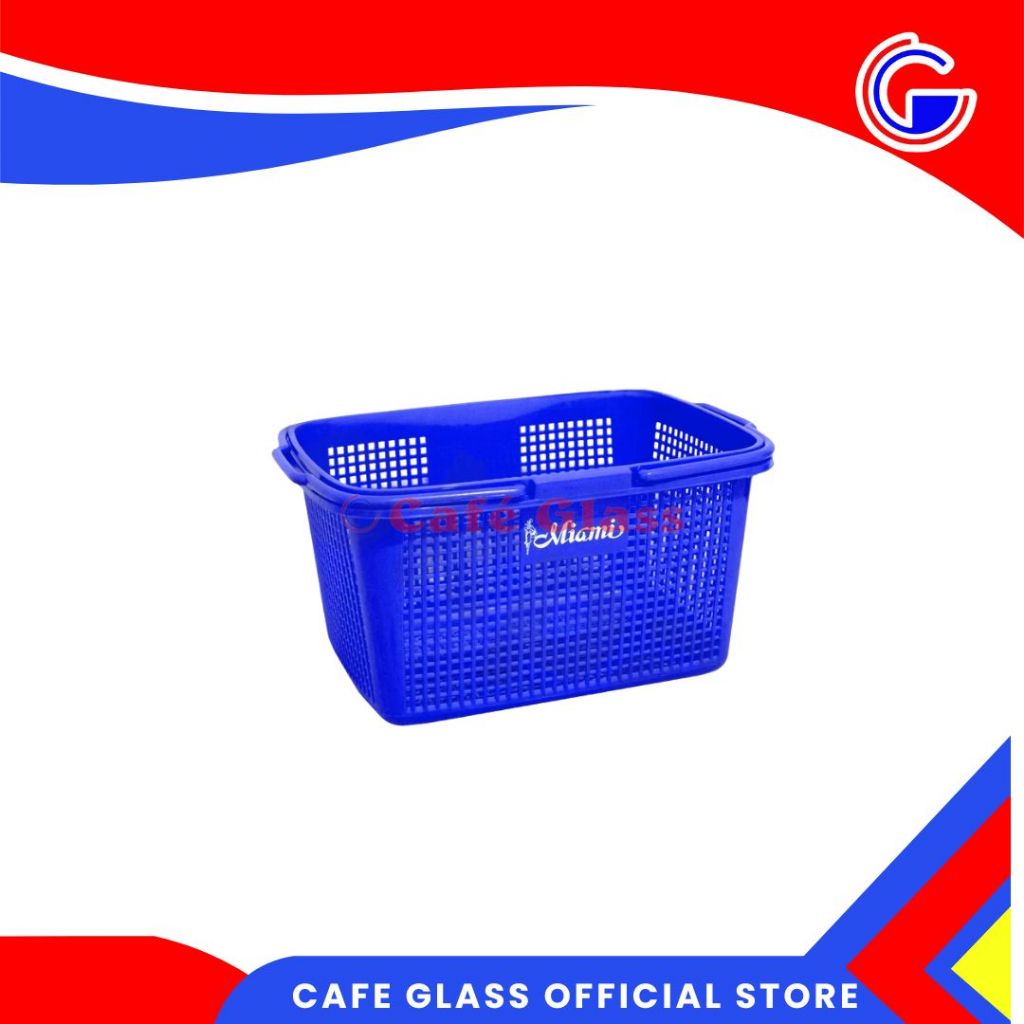 Keranjang Belanja Plastik Besar - Keranjang Supermarket Jinjing Miami B-16 / Shopping Basket