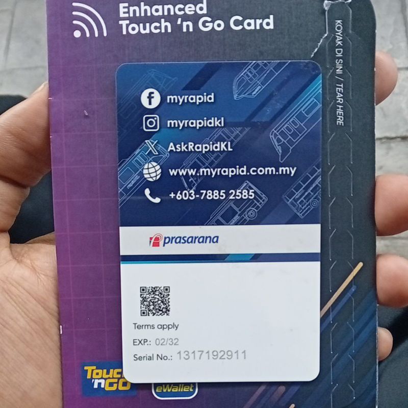 Jual kartu touch n go card malaysia Rapid KL LRT, MRT, KTM, bas GoKL ...