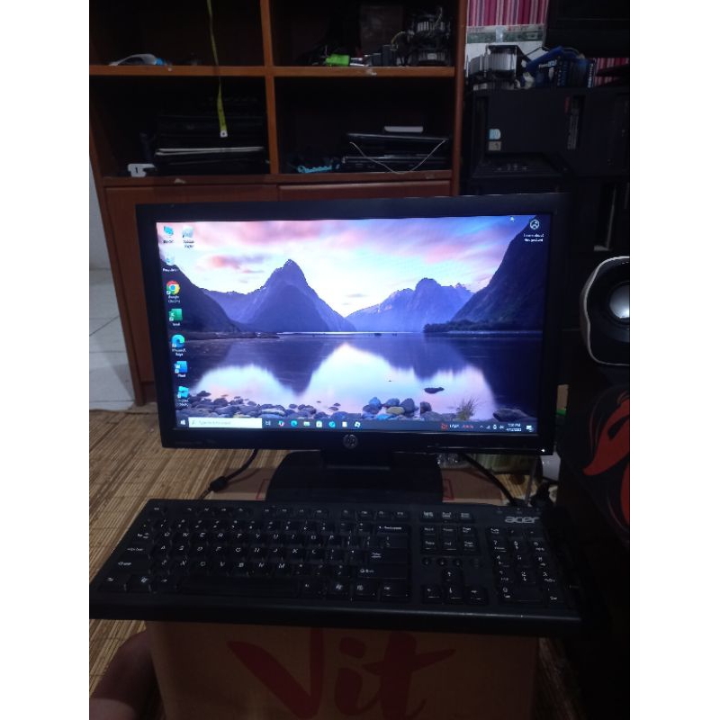 Jual Monitor LED 19 inci Hp V190 V193B V194 | Shopee Indonesia