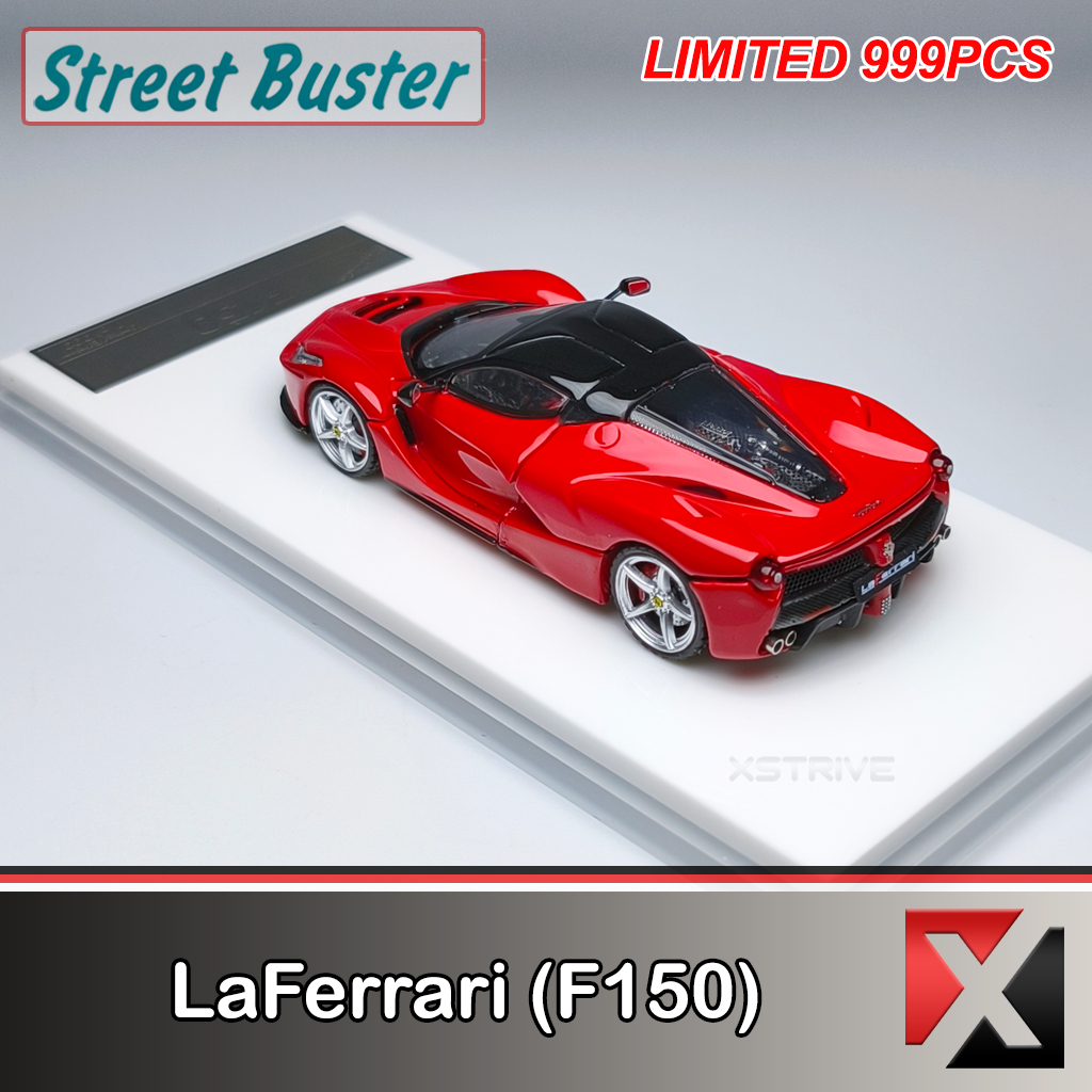 Jual Street Buster 1:64 LaFerrari (F150) Red Coupe Openable Engine