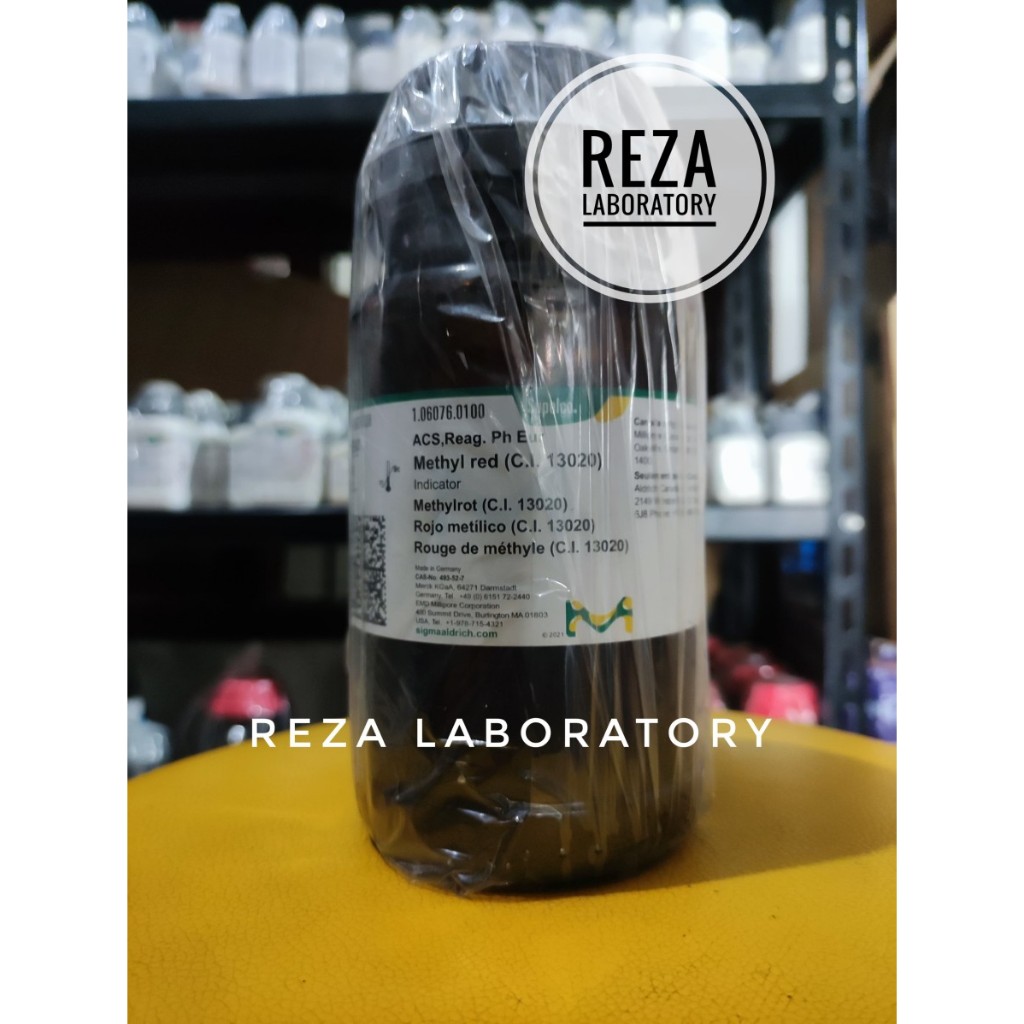 Jual Methyl red (C.I. 13020) indikator MERCK 106076 100GRAM | Shopee ...