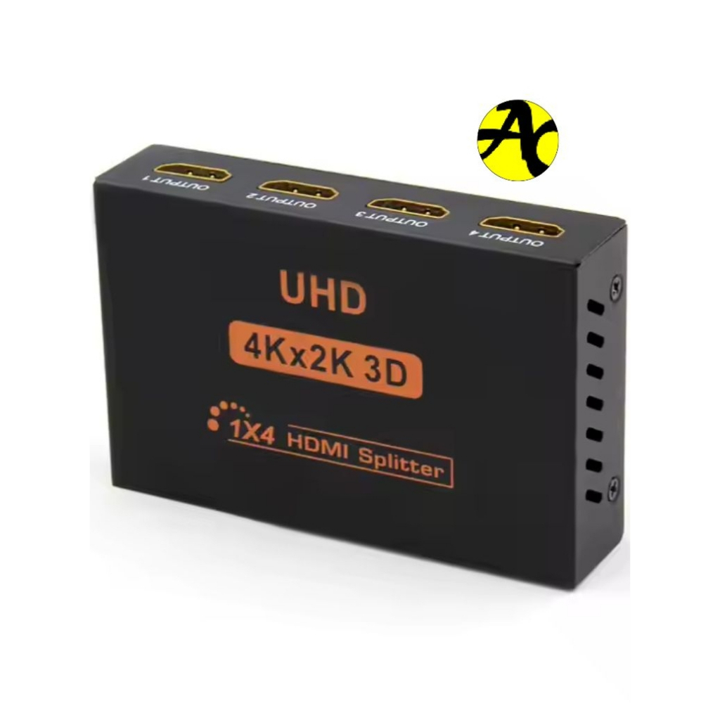 Jual HDMI SPLITTER 1 INPUT 2/4 OUTPUT 4K UHD – V1.4 (High-Definition ...