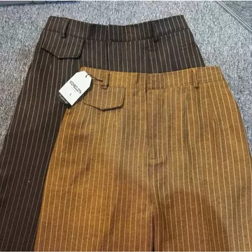 Oro Pants Stripe Bangkok Celana Wanita Antik Kusut Celana Highwaist Kulot Wanita Loose Pants