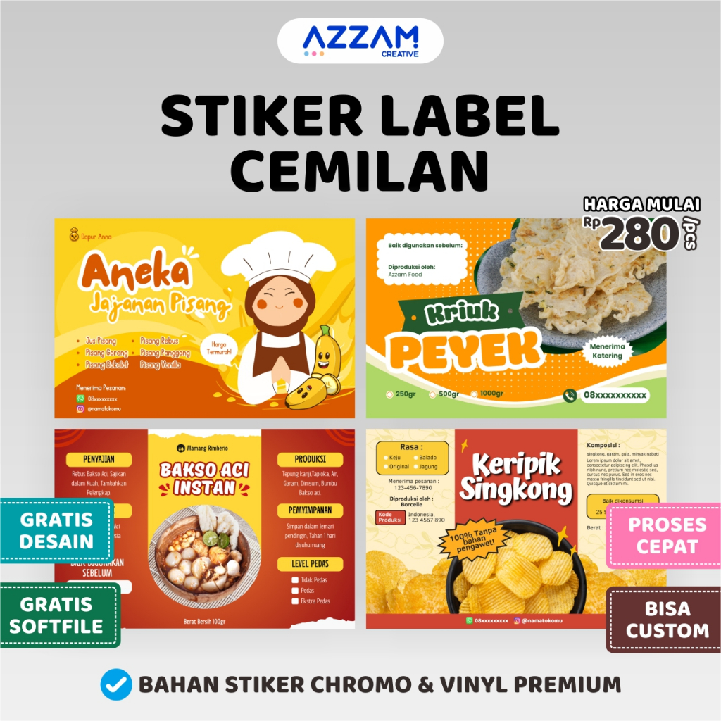 Jual STIKER / STICKER / STIKER LABEL / STICKER LABEL / LABEL / STIKER ...
