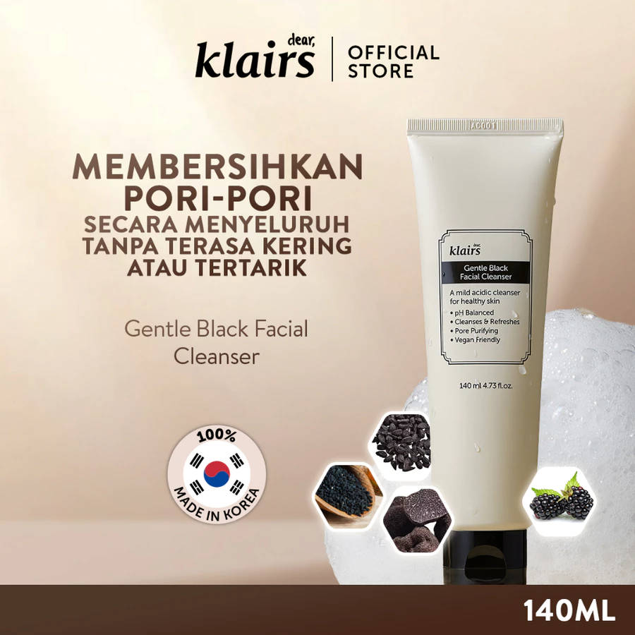 Gentle Black Facial Cleanser
