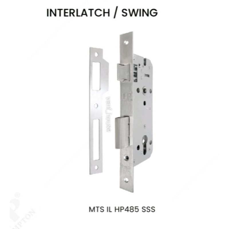 Jual Mortise Lock Swing Hampton by Dekkson MTS IL HP485 SSS / Lockcase ...