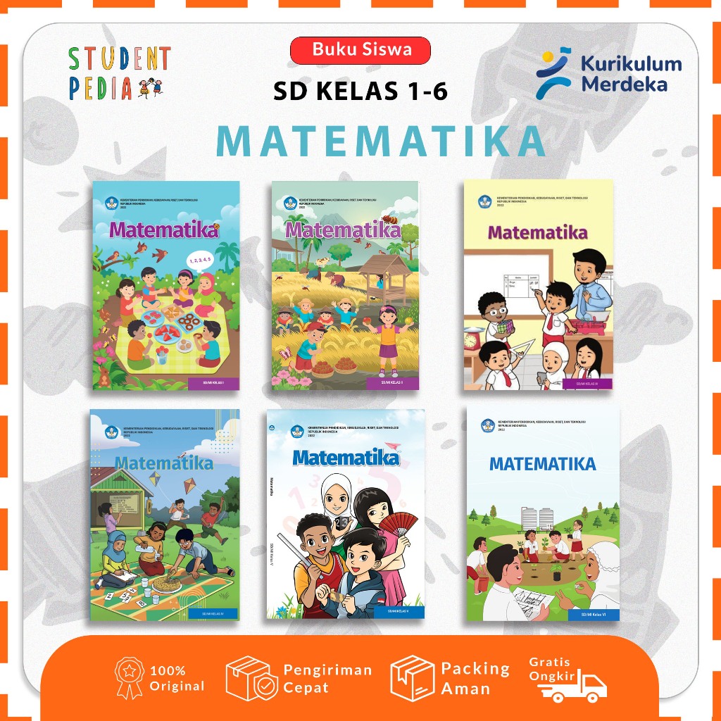 Jual Matematika New Untuk Kelas 1 2 3 4 5 6 SD/MI - kurikulum Merdeka ...