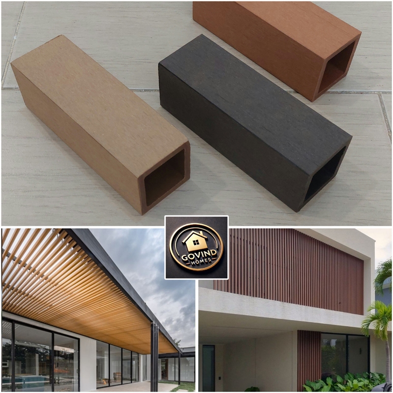 Jual WPC Hollow Partisi Outdoor 5x5 / Holow Pembatas Kisi Kisi Outdoor ...