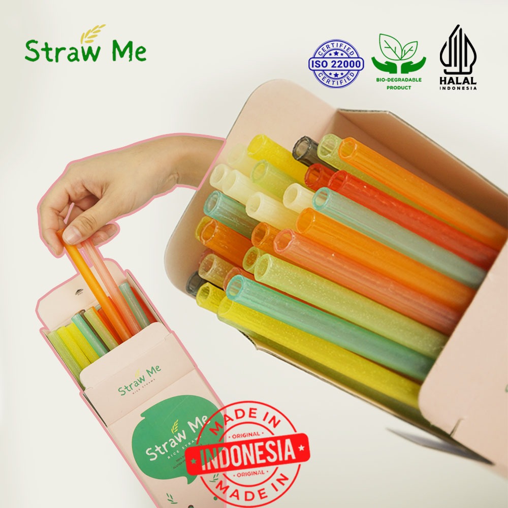 Jual Rice Straw / Sedotan Beras Ramah Lingkungan Straw Me - Size CT,XS ...