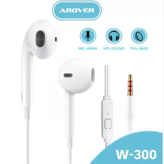 Arover W300 Headset Full Bass Mic Universal Jack