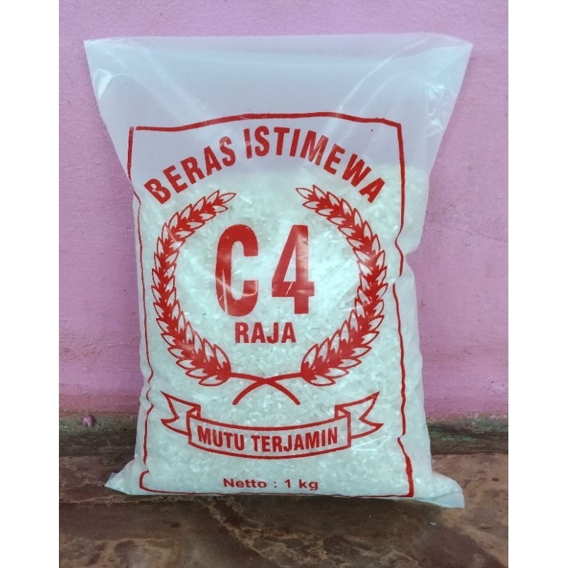 Jual BERAS ISTIMEWA C4 RAJA 1KG BERAS 1KG | Shopee Indonesia