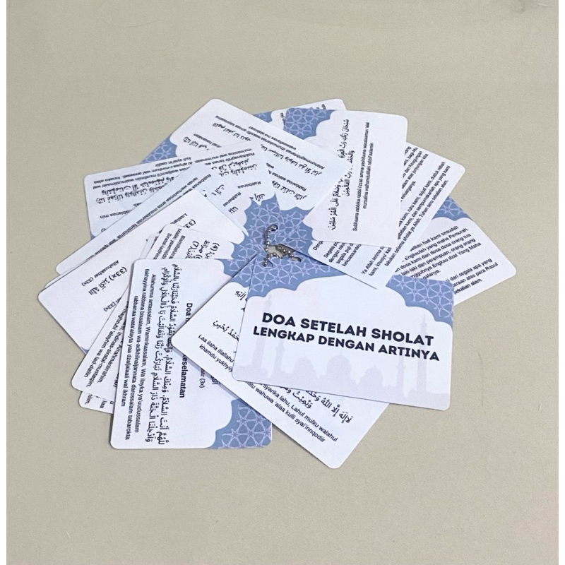 Jual FlashCard Religi Doa Setelah Sholat | Shopee Indonesia