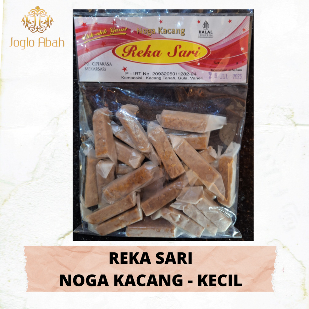 Jual Reka Sari - Noga Kacang Kemasan Kecil - Joglo Abah | Shopee Indonesia