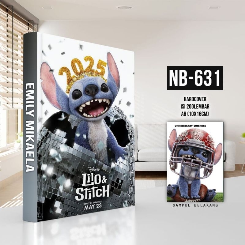 Jual Notebook Custom Disney Stitch | Shopee Indonesia