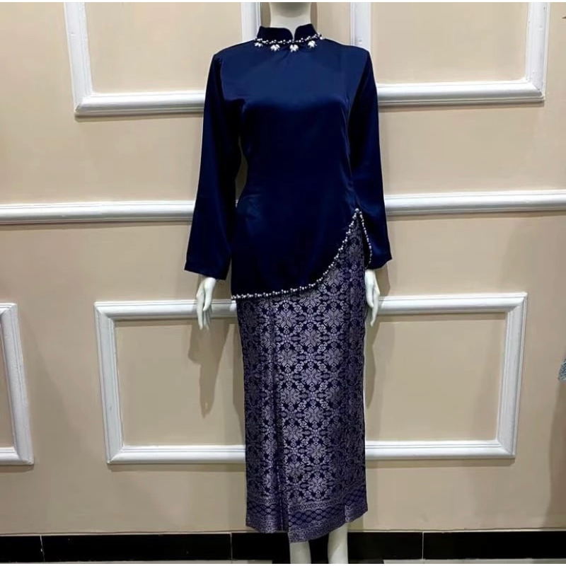 Jual SET KURUNG MELAYU ROK SONGKET-satu setel baju kurung melayu rok ...