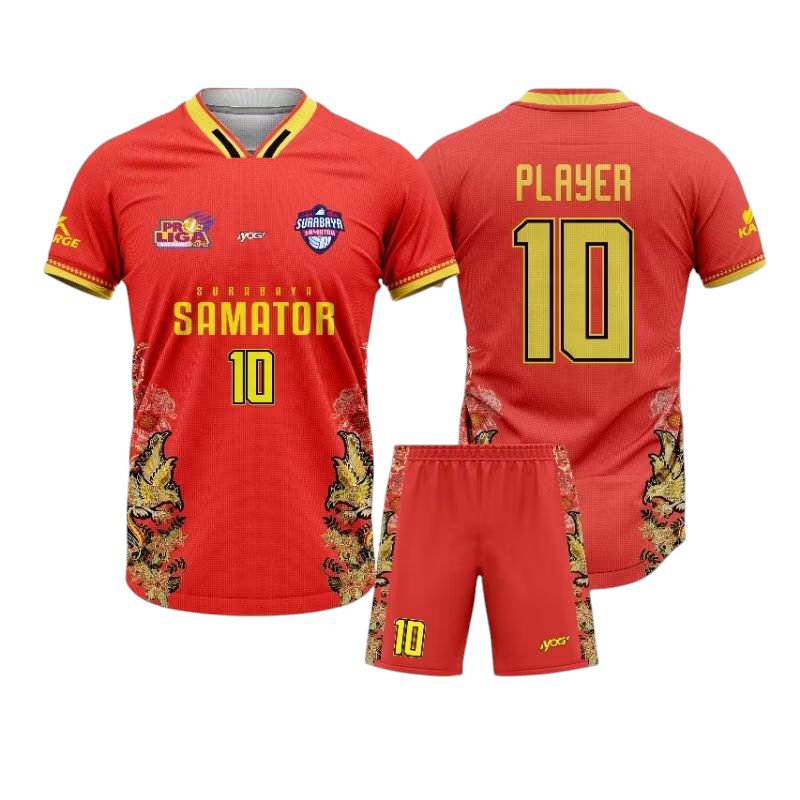 Jual Jersey Surabaya Samator Terbaru / Jersey Proliga 2025 Gratis ...