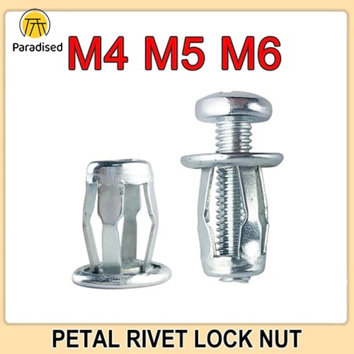 Jual 10PCS Rivet Nut Jack Nut Sekrup Plat Rivet Metal Fiser Mur Baut M4 ...
