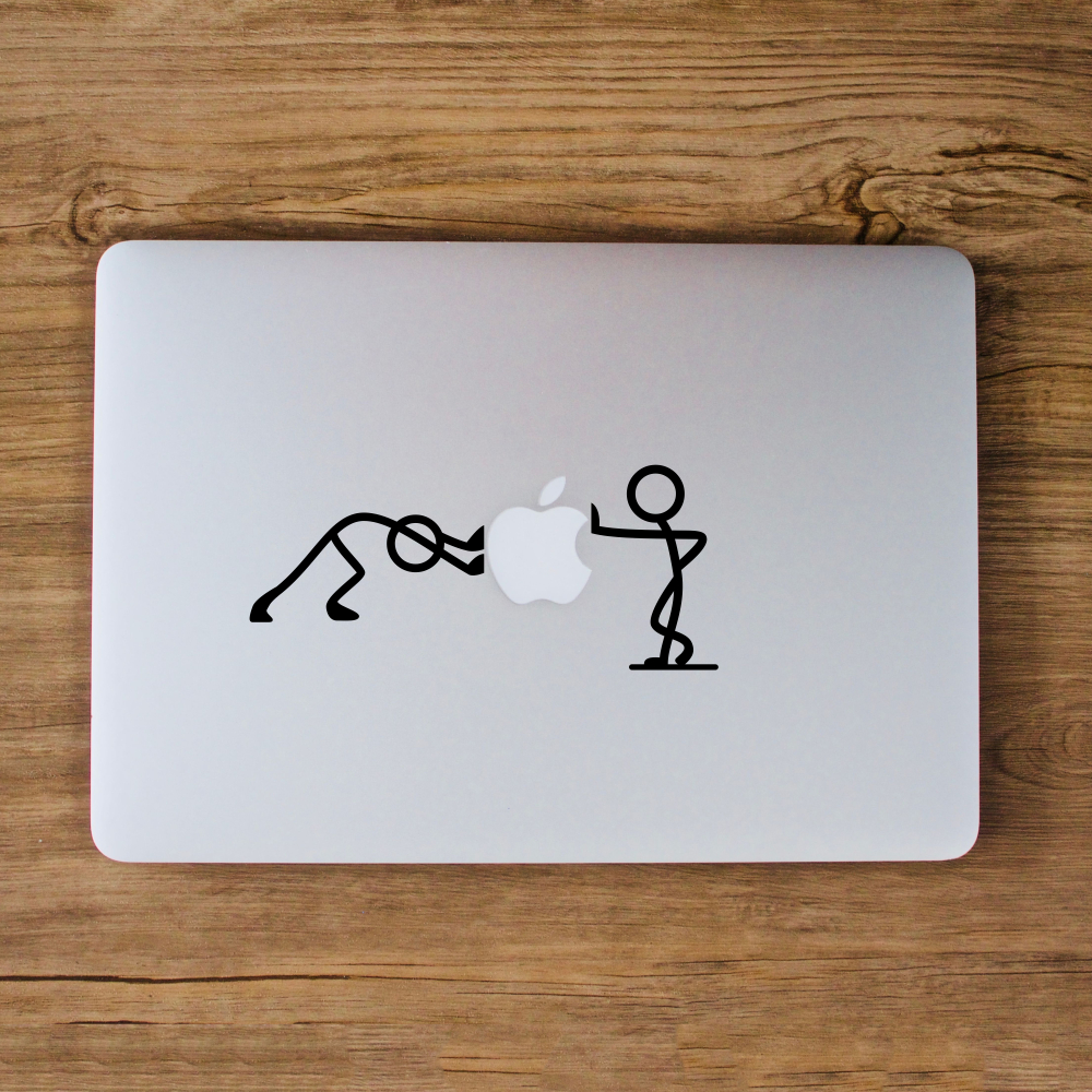 Jual Stiker Stickman Push and Hold - Laptop Macbook Sticker | Shopee ...