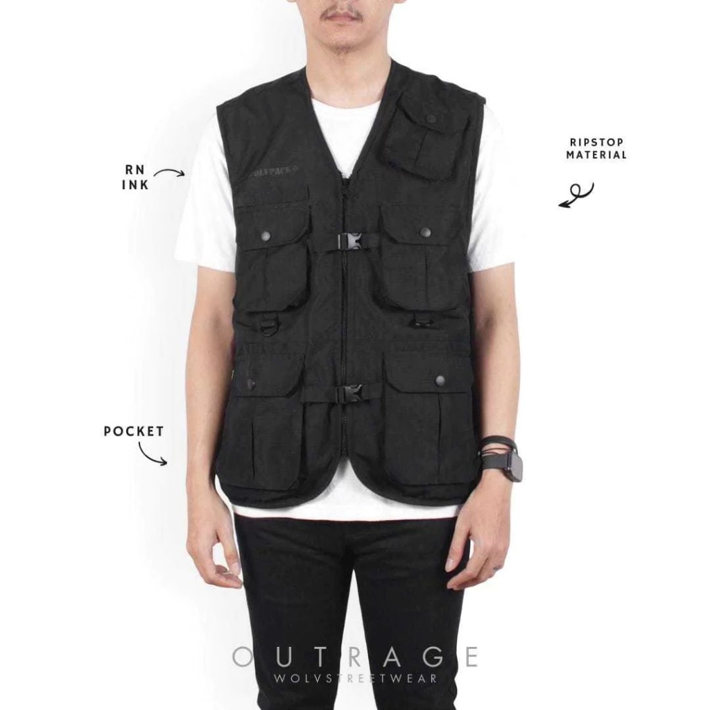 Jual Rompi Tactical Vest Outdoor Multifungsi I Rompi Ristop Rompi ...