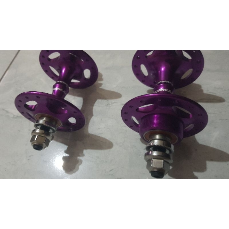 Jual Hub doltrap formula 32h sealed bearing warna ungu alloy | Shopee ...