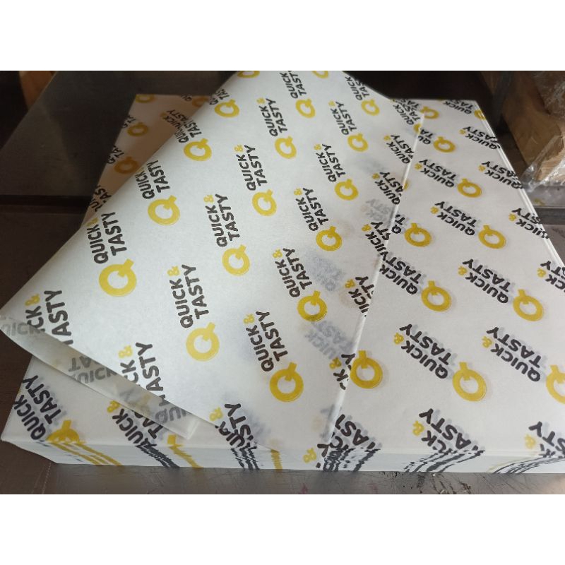 Jual CUSTOM Kertas Roti | Kertas Roti Foodgread | Wrapping Paper ...