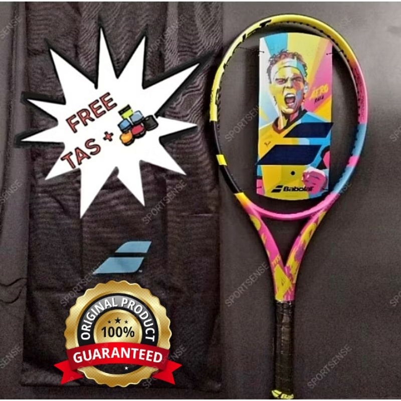 Jual Raket Tenis Babolat Pure Aero Rafa Tennis Racket 290gr 100sq ...
