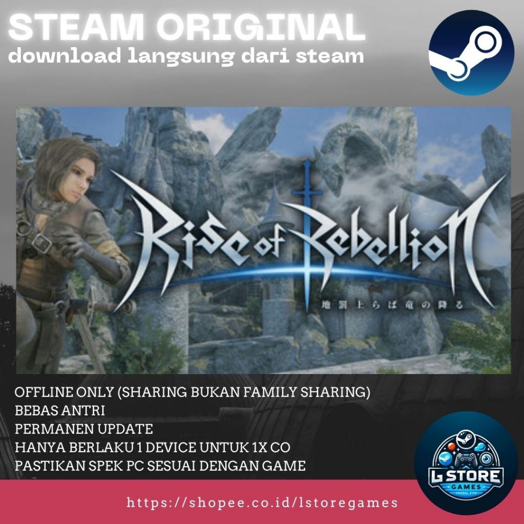 Jual Rise of Rebellion ️PC Sharing Original Offline | Shopee Indonesia