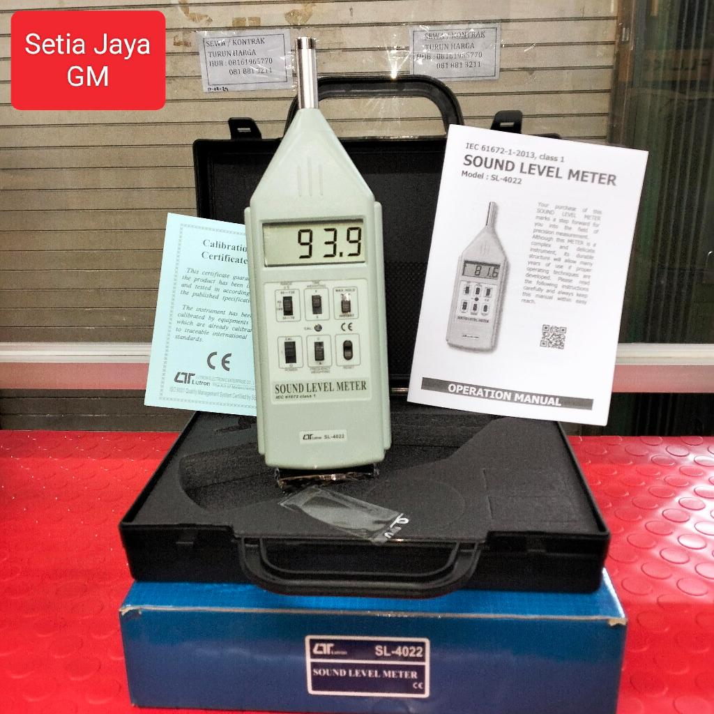 Jual Lutron SL-4022 Sound Level Meter - Alat Ukur Suara dengan Fungsi ...