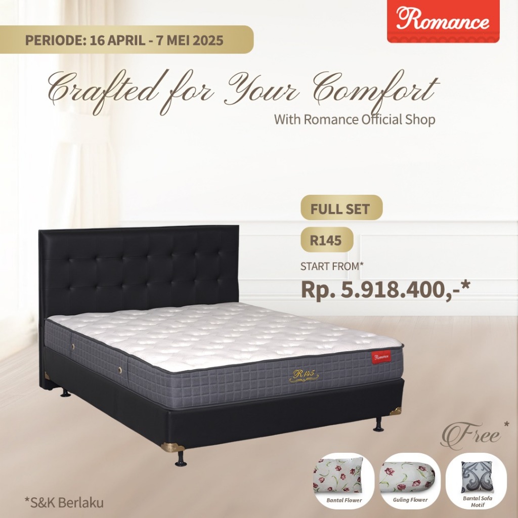 Jual Romance - Kasur R145 (Full Set) Romance Grosir | Shopee Indonesia