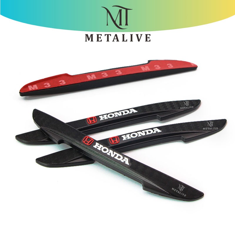 METALIVE 4PCS Pelindung Pintu Mobil Door Guard Protection Karet AntiGores Door Guard Mobil Universal