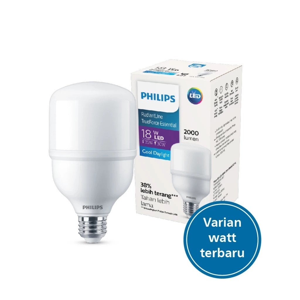 Jual LAMPU PHILIPS TRUE FORCE ESSENTIAL LED 20 WATT / 35 WATT / 45 WATT ...