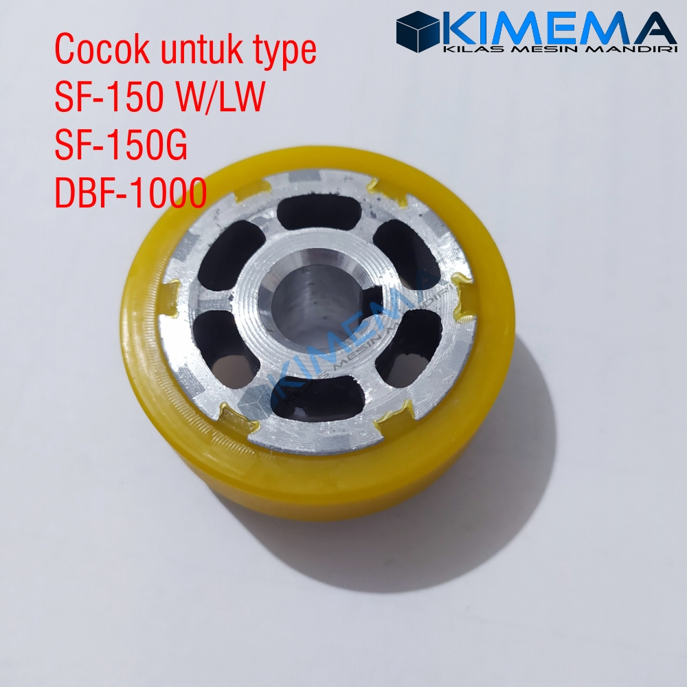 Jual SF-150 Rubber Silicone Wheel / Roda roll karet mesin continuous ...