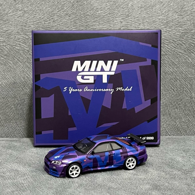 Jual mini gt nissan skyline gtr r34 5 anniversary | Shopee Indonesia