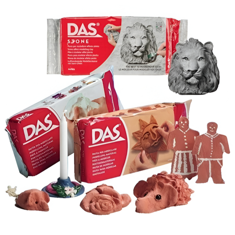 Jual DAS Modelling Clay 500 Gr Tanah Liat Air Dry Kerajinan Sculpting ...