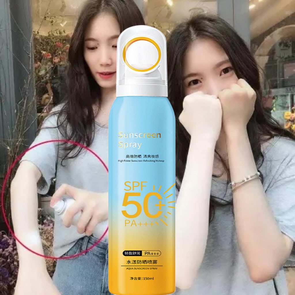 Jual Outdoor Sunscreen Spray SPF 50+ PA++++ 150ml Sun Screen All Day ...