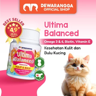 Dewarangga Vitamin Kucing ULTIMA BALANCED untuk Kesehatan Kulit & Bulu Kucing, Mengatasi Jamur dan Rontok