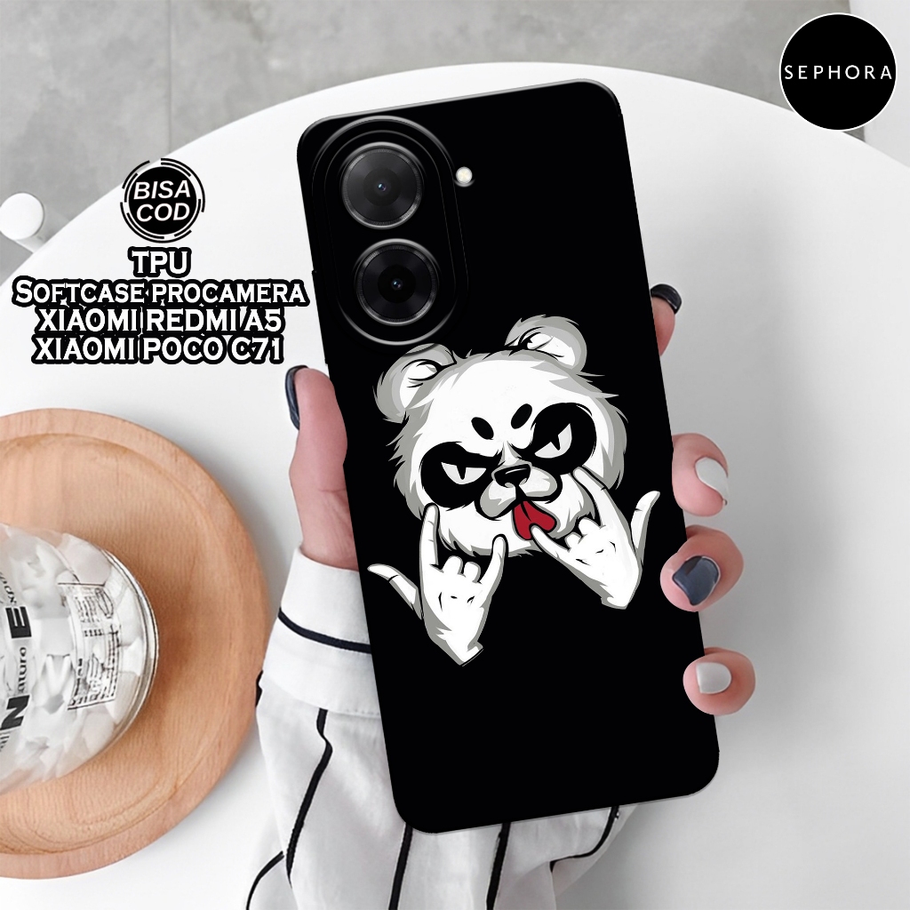 Jual Case Xiaomi Redmi A5 4G 2025 Terbaru Fashion Case Hitam