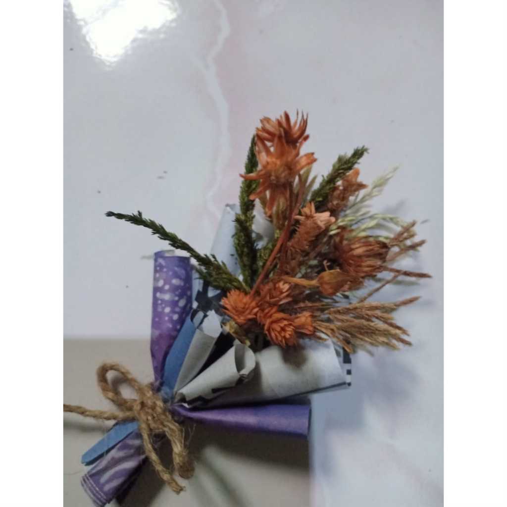 Jual Mini bouquet | buket bunga rustic | mini dried flower | aesthetic ...