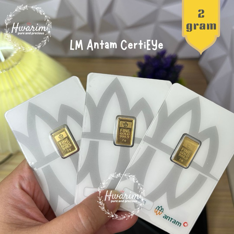 Jual Hwarim | CertiEye Logam Mulia Emas Antam Press Berat 2 gram ...