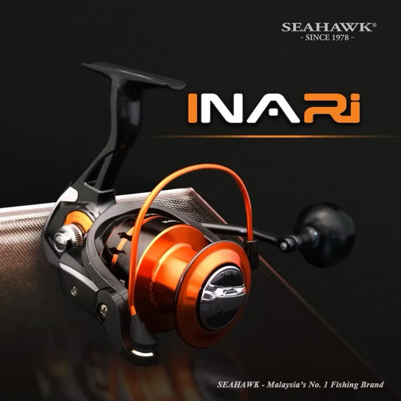 Jual Reel SEAHAWK INARI Beginner Friendly 5+1 Shielded Bb Anti Reverse ...