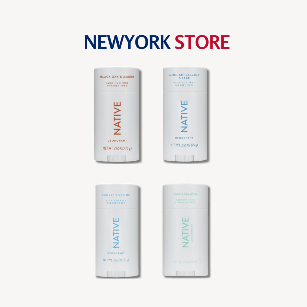 Jual Native Deodorant 75g Original USA - Paraben Free Aluminum Free - 4 ...