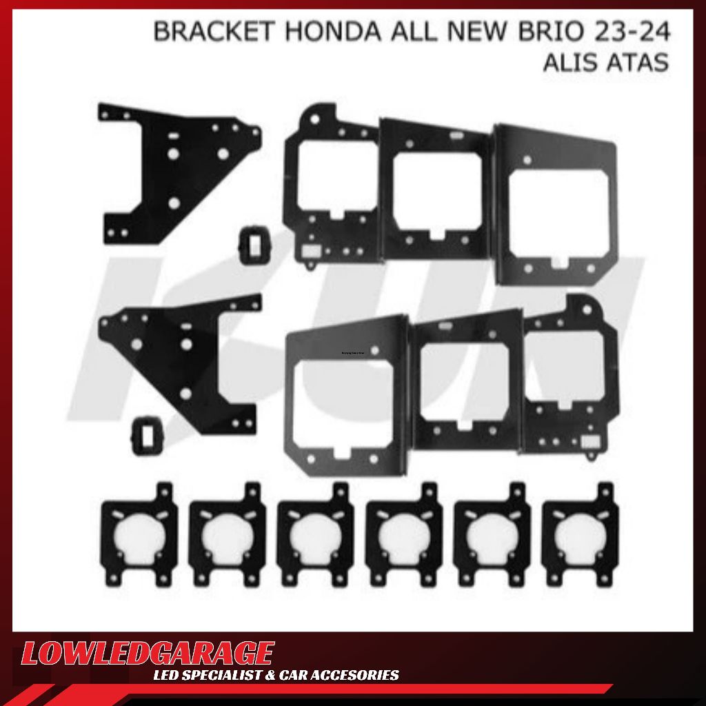 Jual BREKET BILED BRIO MATRIX BRACKET PROJIE ALL NEW HONDA BRIO 1.5 ...
