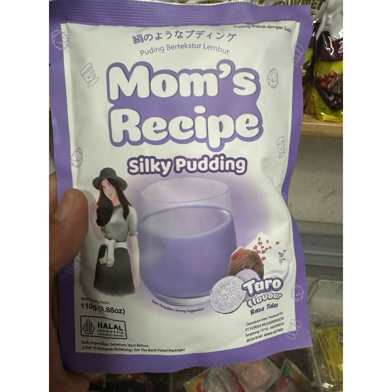 Jual SILKY PUDDING RASA TARO POUCH 110 GR - MOM'S RECIPE | Shopee Indonesia