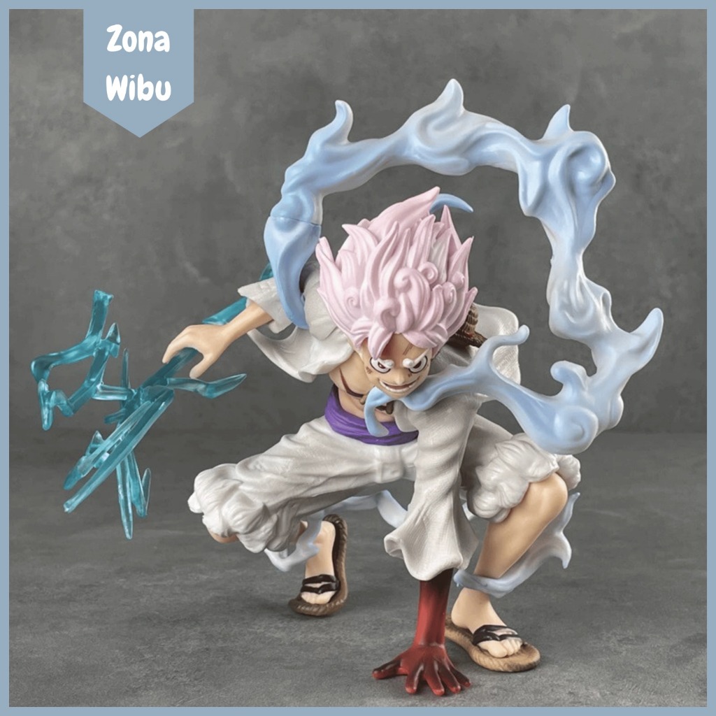 Jual Action Figure One Piece - Monkey D Luffy Gear 5 Nika Kaminari 19CM ...