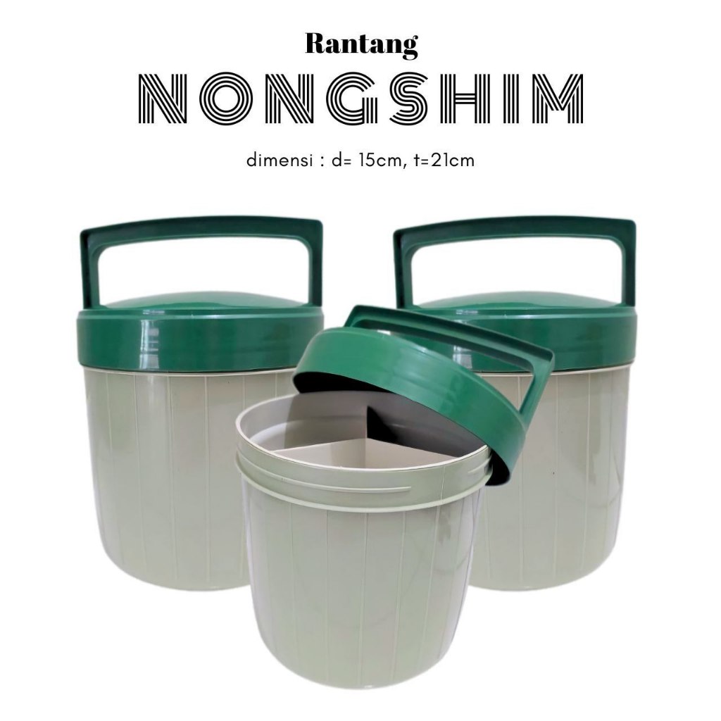 Jual Rantang Samyang | Rantang Nongshim | Rantang Nongshim Sekat 3 ...