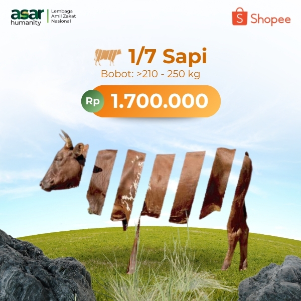 Jual ASAR Humanity - Qurban 1/7 Sapi Afrika - Siap Qurban 2026 | Shopee ...