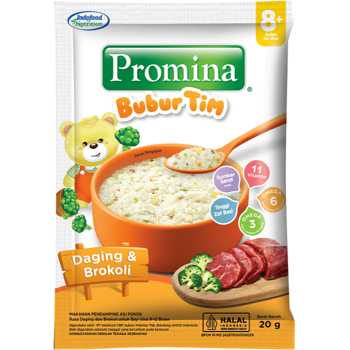 Jual Promina Bubur Bayi / MPASI BAYI / Bubur TIM 8+ Renceng / Sachet ...