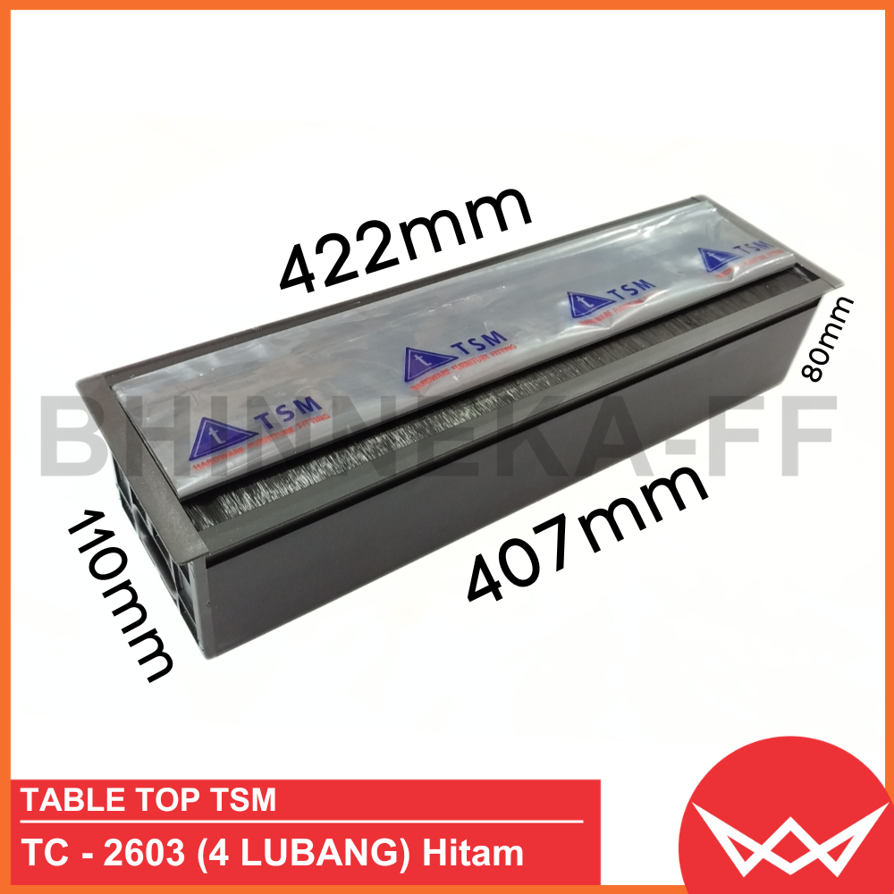 Jual Stop Kontak Meja / Table Top TSM TC-2603 Hitam 4 Lubang | Shopee ...