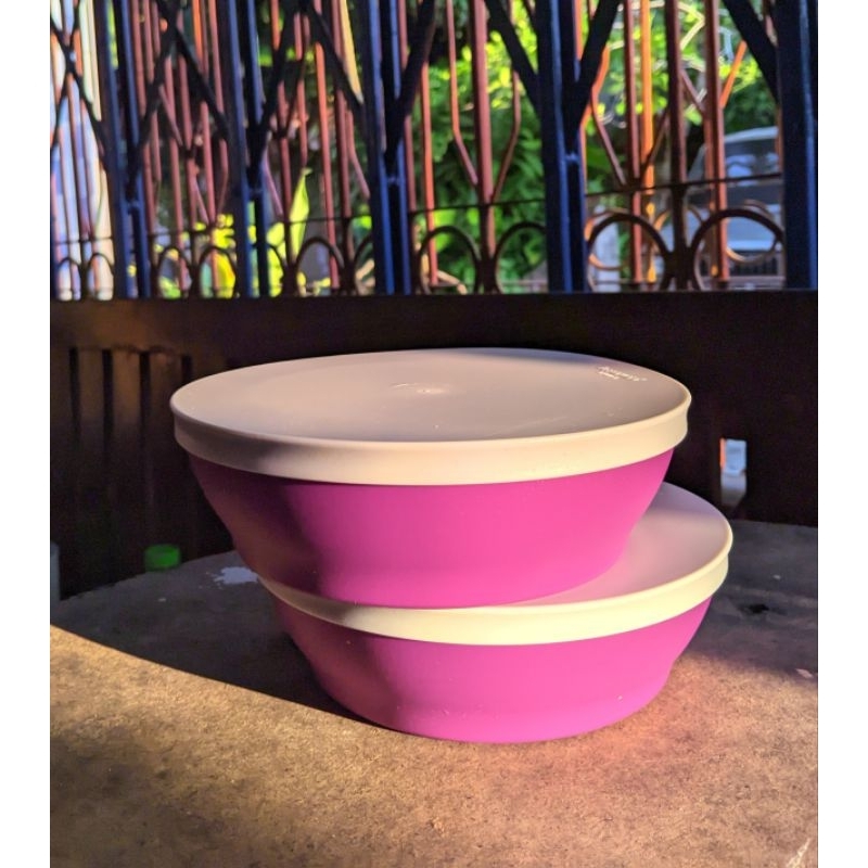Jual Tupperware Ichigo Medium Round Bowl (isi 2) size 520 ml | Shopee ...