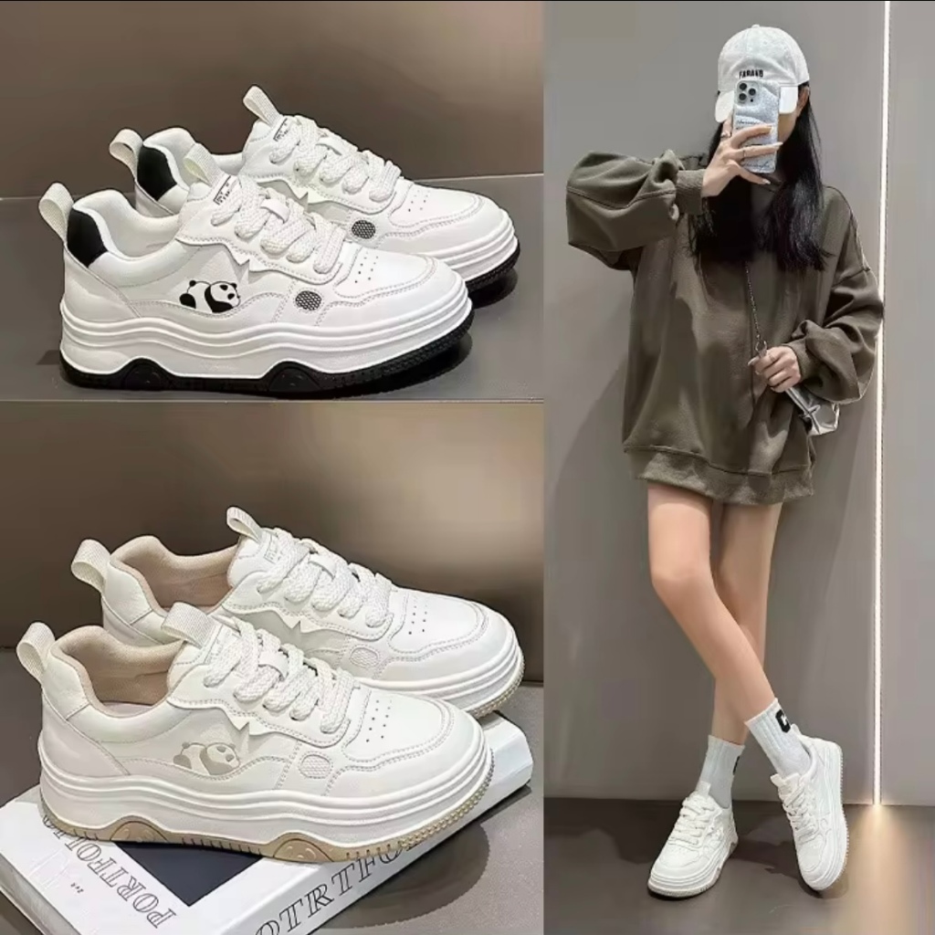 Jual SEPATU SNEAKERS KASUAL WANITA PANDA SPORT 01 | Shopee Indonesia